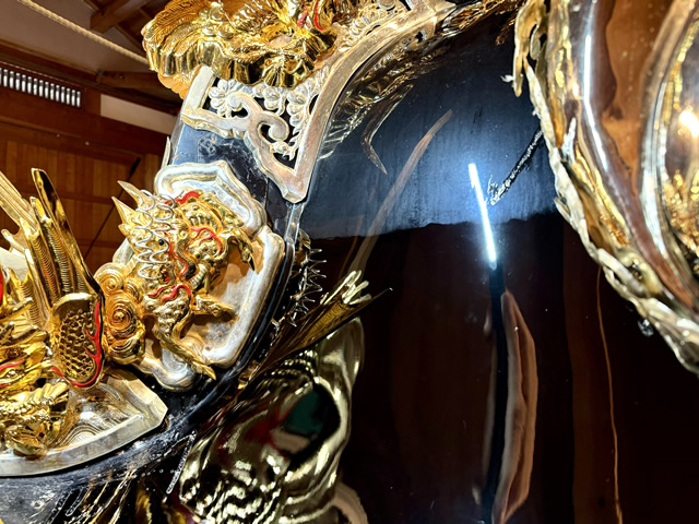 屋台屋根磨き01