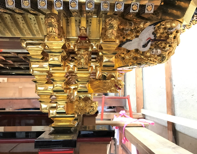 魚吹八幡神社 津市場北屋台<br data-eio=