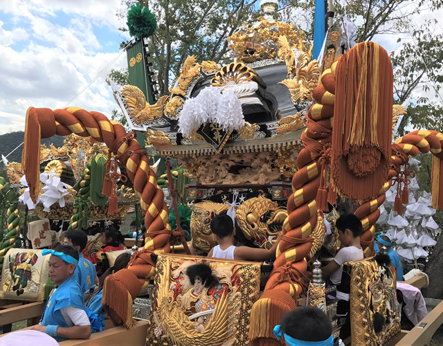 高岳神社 辻井屋台02